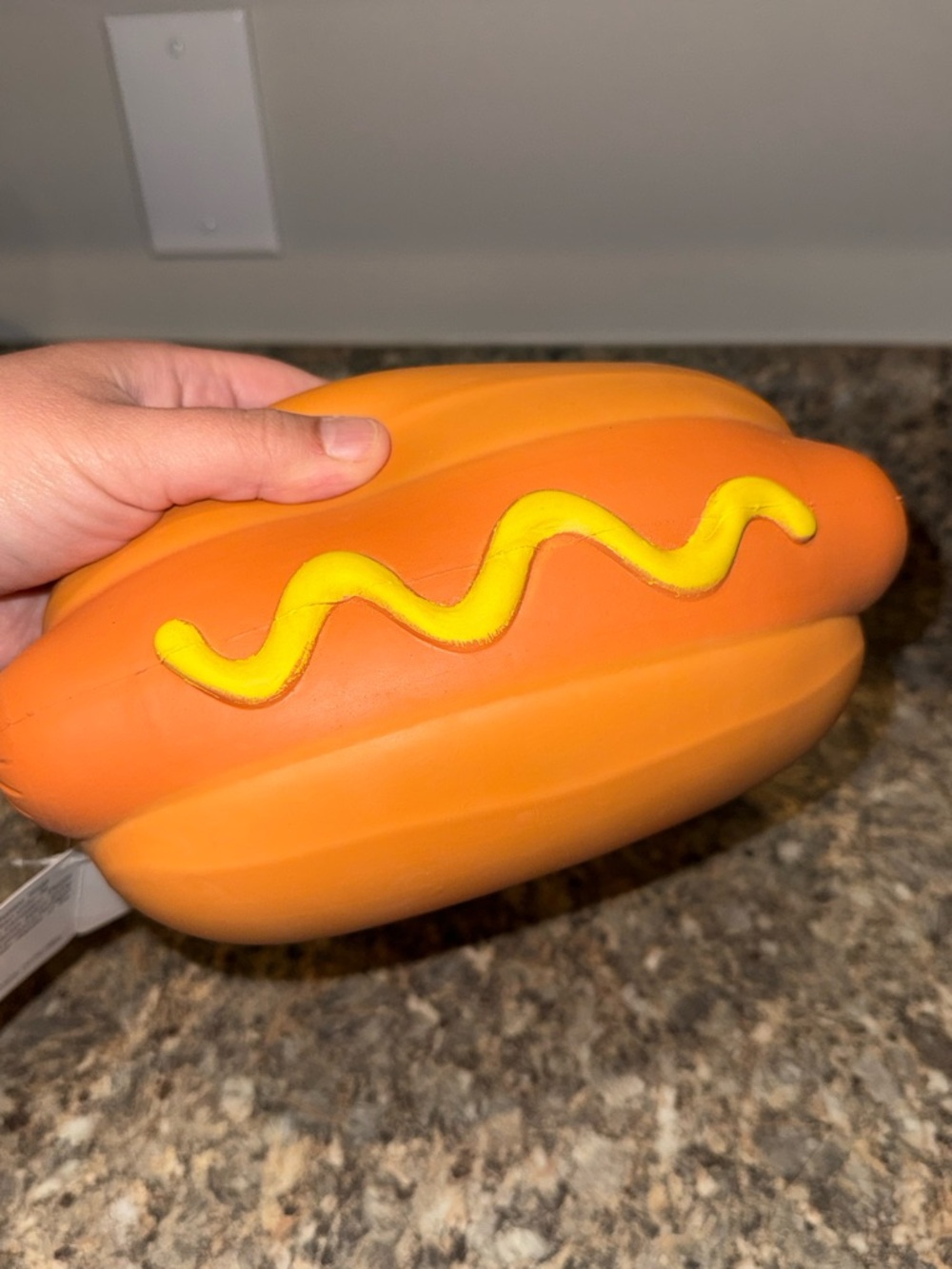 New viral jumbo squishy hotdog